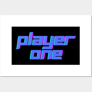 Player one the gamer Posters and Art